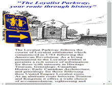 Tablet Screenshot of loyalistparkway.org